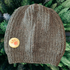 Bonnet Uni Vert Pétrole