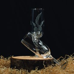 🥂 Lot de 6 flûtes à champagne gravées – Châtaigne